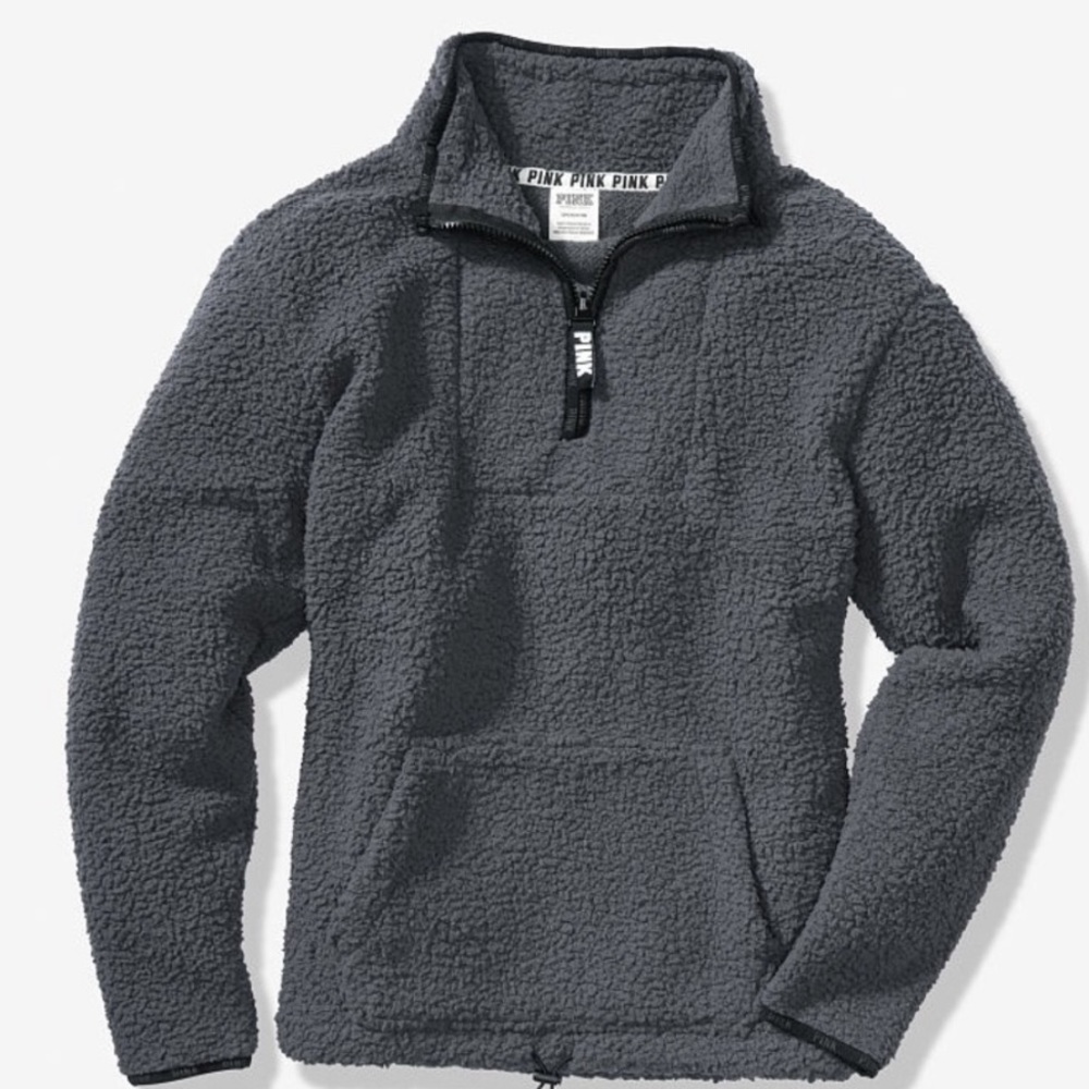 Dark grey Sherpa pullover